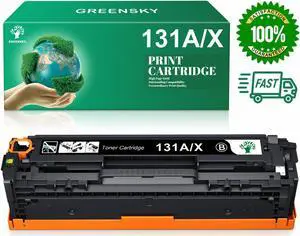 1 HighYield Black CF210X 131X Toner Cartridge for Pro200 Laserjet M251n M276n