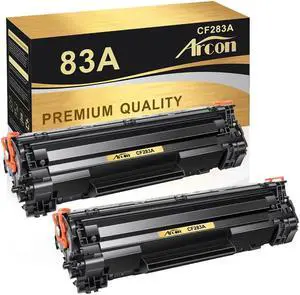 2 Lots CF283A 83A Toner Cartridge For LaserJet Pro MFP M201dn M225dn M225dw