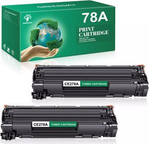 2PK CE278A 78A Black Toner Cartridge Fit for LaserJet P1566 P1606dn M1536dnf