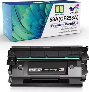 1-Pack CF258A With Chip Toner Cartridge compatible for LaserJet M404dn M404dw