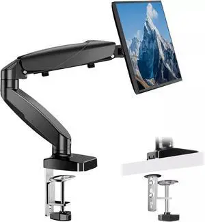 Single Monitor Arm Mount Desk Stand for 15"-27" Screen Spring Monitor Desk Stand