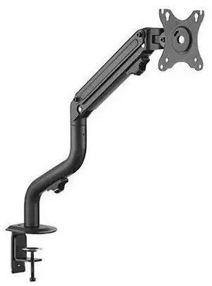 SINGLE ARM LCD MONITOR DESK MOUNT BRACKET STAND SWIVEL SPRING ASSISTED 17-32"