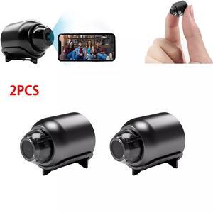 2PCS Mini WIFI Camera 1080P HD Night Vision Remote Monitoring Micro Baby Monitor