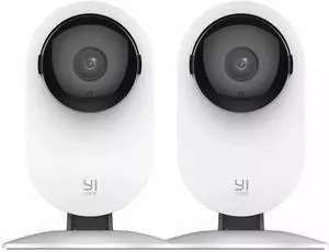 YI 2pc Home Camera, 1080p Wireless IP Security Surveillance System, Night Vision
