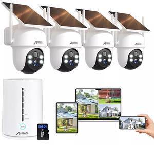 ANRAN Solar Battery Powered Wireless Security Camera System WiFi IP Outdoor Home