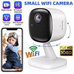 1 Pack Mini Pro 1080P Indoor Home Security Camera Wireless Baby Monitor Pet Cam