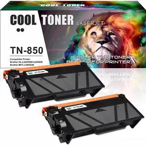 2PK TN850 TN820 Toner Compatible With Brother HL-L6200DW MFC-L5800DW MFC-L5900DW