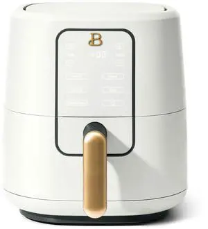 Beautiful 3 Qt Air Fryer with TurboCrisp Technology, White Icing by Drew Barrymore
