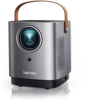 Toptro 5G WiFi Bluetooth Projector, Latest Dust-Proof Outdoor Portable Projector, 1080P Supported, 15000 Lumen, 4D/4P Keystone