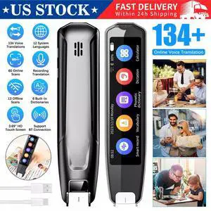 2025 Scan Translation Pen Smart Text Read 134 Language Online Voice Translator