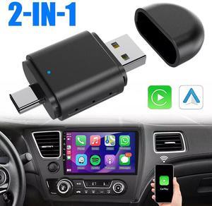 Wireless CarPlay Adapter USB Dongle Plug &Play For iPhone Apple Carplay Android