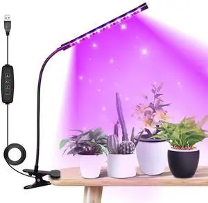 LED Grow Light with Full Spectrum for Indoor 3 Light Modes&10 Dimmable Levels