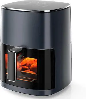 Air Fryer 6.34QT +1Drawer 12 Presets Functions Digital Family 1700W,Smart Finish