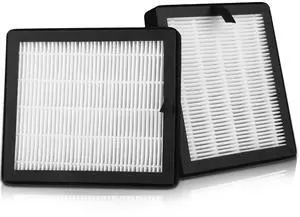 Air Purifier Replacement Activated Carbon Filters Set 2 Count (Pack of 1)