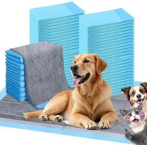 Absorbent Waterproof Dog Puppy Pet Training Pad Small Blue (13"x 17.7"(100PCS)