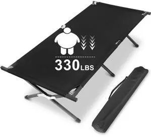 Folding Camping Cot with Storage Bag Portable and Lightweight Sleeping Bed