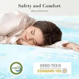 King Mattress Topper Memory Foam 2 Inch Thick Gel Infused Cooling Toppers Pad