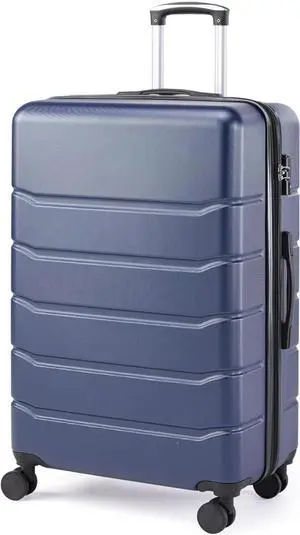 Simple Deluxe Trolley Case Suitcase Lightweight Spinner Luggage Bag 20" Blue