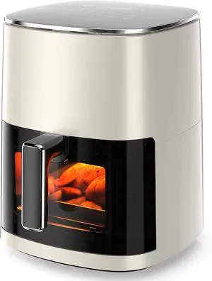 Air Fryer 1700W 6.34Qt with Digital Display Timer for Oil Less or Low Fat Cookin