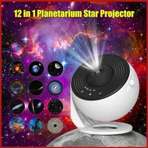 Star Projector Galaxy Light 12 in 1 Planetarium Galaxy Projector Starry Sky Lamp