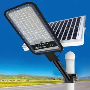 Commercial Solar Street Light Outdoor Dusk to Dawn Solar High Bright Aluminum