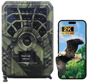 Wildlife Hunting Trail Camera HD 58MP Night View Motion Waterproof