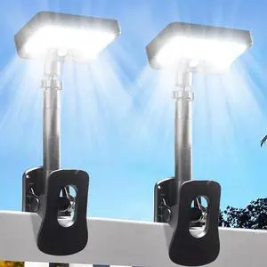 92LEDs Solar Motion Sensor Lights Outdoor, 2 Pack Clip on Solar Lights Outdoor