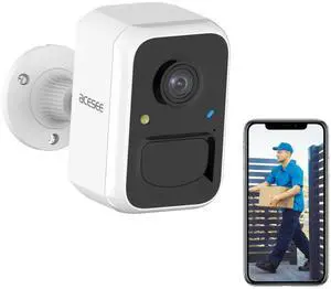 Acesee Security Cameras Wireless Outdoor 1080P Outdoor Camera Color Night Vision