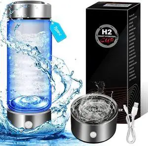 Portable Hydrogen Water Bottle Aqua Generator 3Min Electrolysis Anti-Oxidant USA