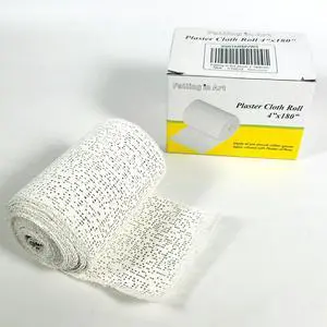 4"x180" Plaster Of Paris Cloth Gauze Roll Cast Bandage Wrap Strip Art Mask Craft