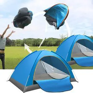 2 Second Pop Up Tent for 2-3 Person Camping Hiking 4 Season Waterproof Anti-UV
