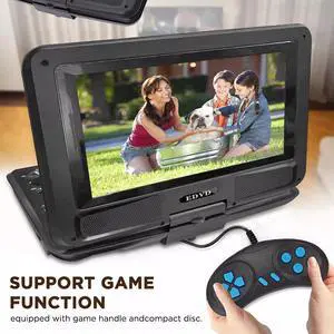 10.8" Portable DVD Player with 9" Large HD Screen 6 Hour Rechargeable Battery US