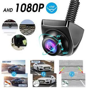 170° AHD Car Front/Side/Rear View Reverse Backup Night Vision Parking Camera