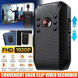Upgraded Mini Police Body Camera Wearable Patrol Video Recording Camcorder
