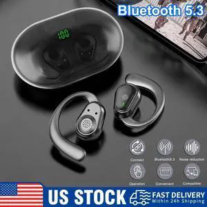 Bluetooth 5.3 Headset Wireless Earphones Earbuds Stereo Headphones Ear Hook