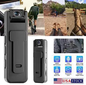30 Hour 1080P Camcorder Mini Police Body Camera HD 180° Video DVR IR Night Cam
