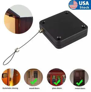 Punch-free Automatic Sensor Door Closer Self Closing Off for Home Office Doors
