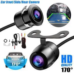 170° CMOS Car Side/Rear View Reverse Backup Night Vision Parking Camera HD