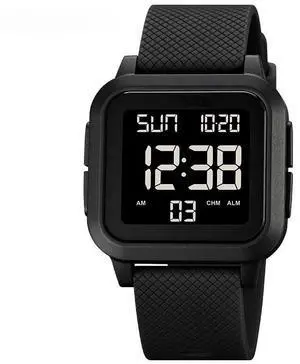 Men's Military Sports Watch LCD Screen Waterproof Wristwatch Large Digital Face
