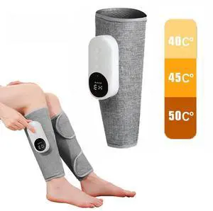 3 Modes Leg Massager Cordless Calf Air Compression Massager W/ Heat Pain Relief