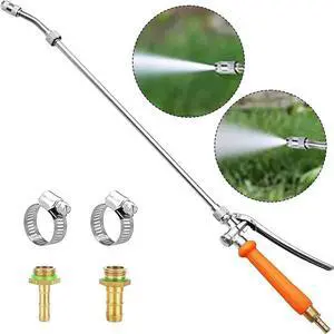 29'' Sprayer Wand Replacement, 3/8" Brass Barb Universal Stainless Sprayer Wand