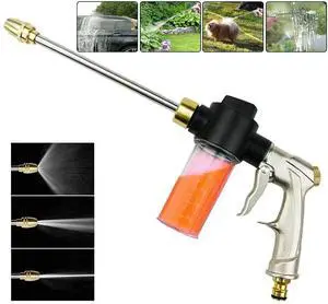 Car Snow Foam Washer Gun High Pressure Garden Wash Cleaning Soap Bottle Sprayer