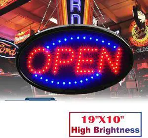 LED Store OPEN Business Sign Ultra Bright Neon Light Animated Motion with ON/OFF