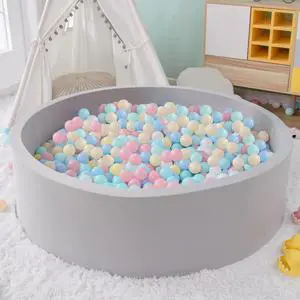 Baby Foam Ball Pit Toddlers Soft Round Kids Sponge Playpen Balls Pool 35.4x1.8in