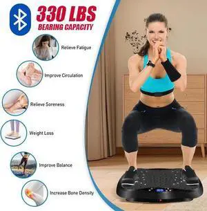 Waver Vibration Platform Plate Whole Body Exercise Fitness Massager Machine NEW