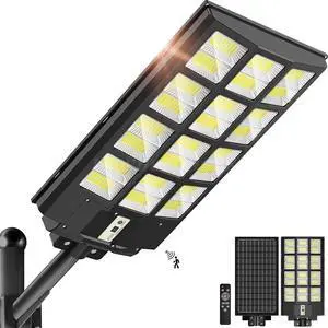 9900000000LM LED Outdoor Solar Street Light Motion Sensor Lamp Commercial Lamp