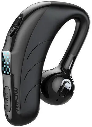 Bluetooth Earpiece Wireless Headset Noise Cancelling Headphones Driver Trucker