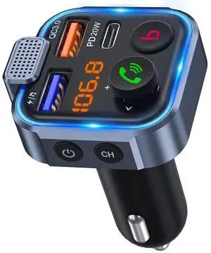 Bluetooth Car FM Transmitter MP3 Player Hands free Radio Adapter Kit USB Charger