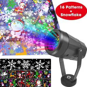 Christmas Lights Projector LED Laser Outdoor Landscape Xmas Move Lamp Xmas Gift