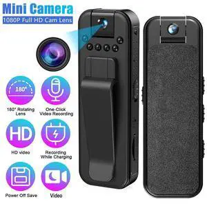 HD 1080P Mini Camera Clip on Body Small Sports DV Law Enforcement Recorder Cam